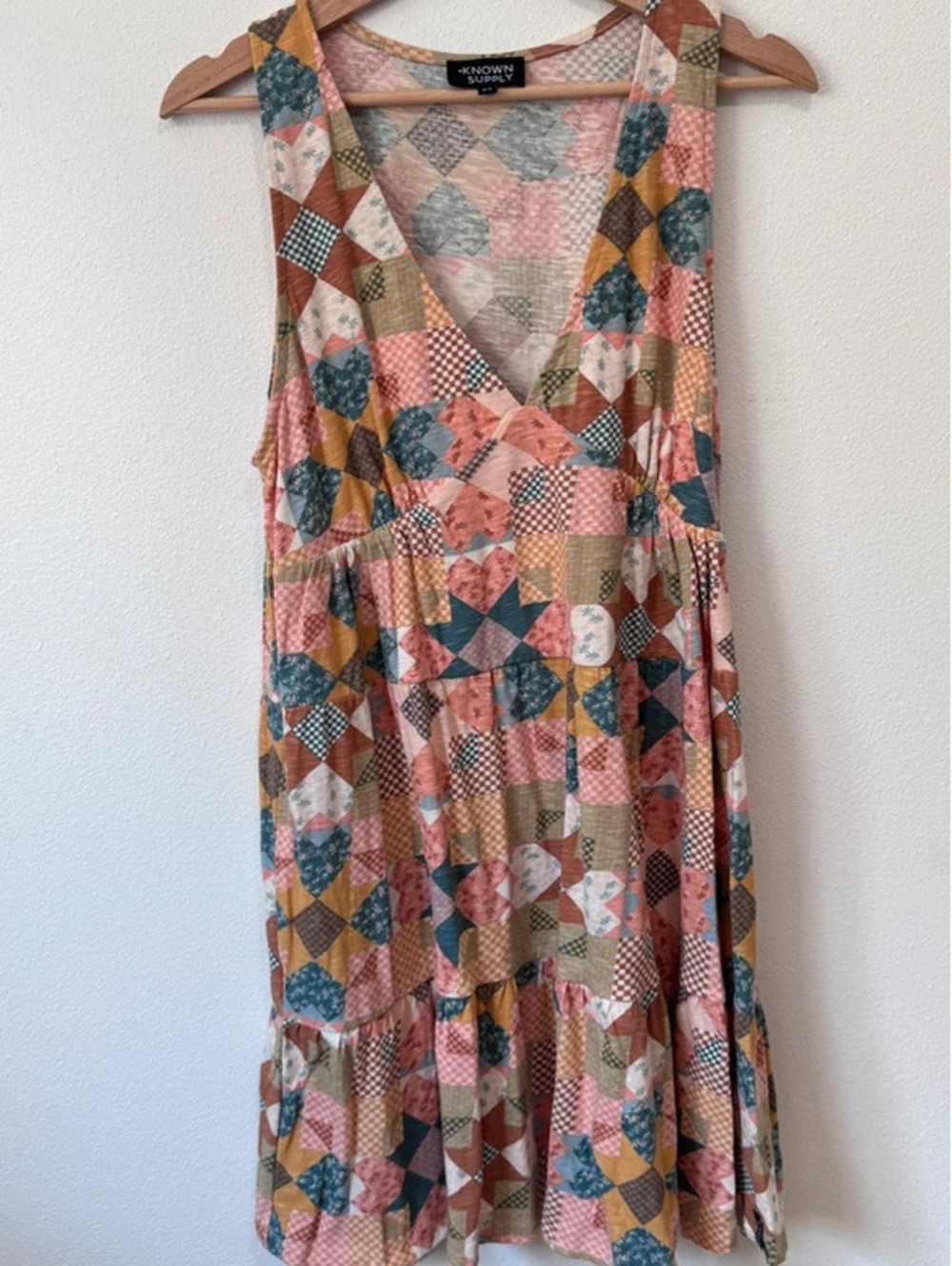 Known supply women’s quilt pattern dress